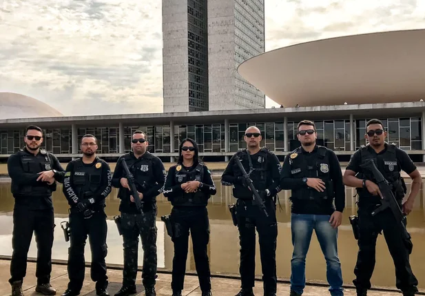 Policiais civis foram à Brasília