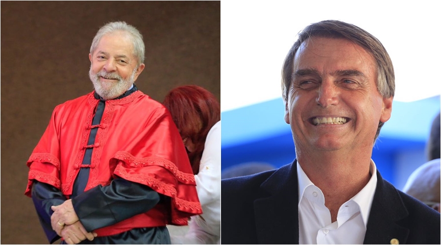 Lula e Bolsonaro
