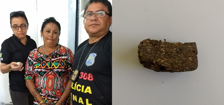 Mulher presa em Parnaíba por levar maconha a presídio 