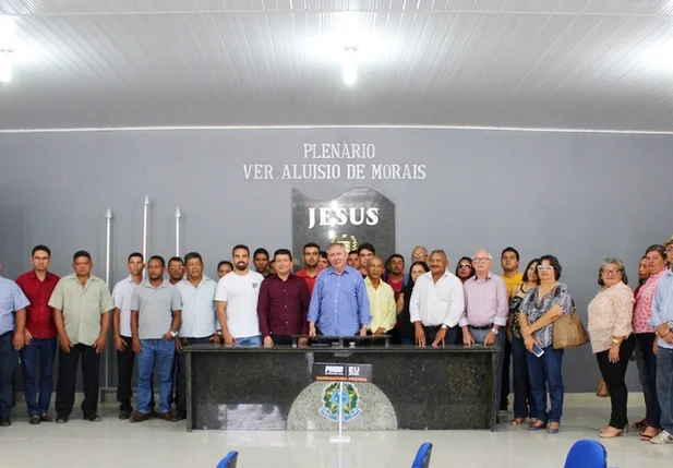 Reunião com lideranças do PMDB de Uruçuí e Água Branca