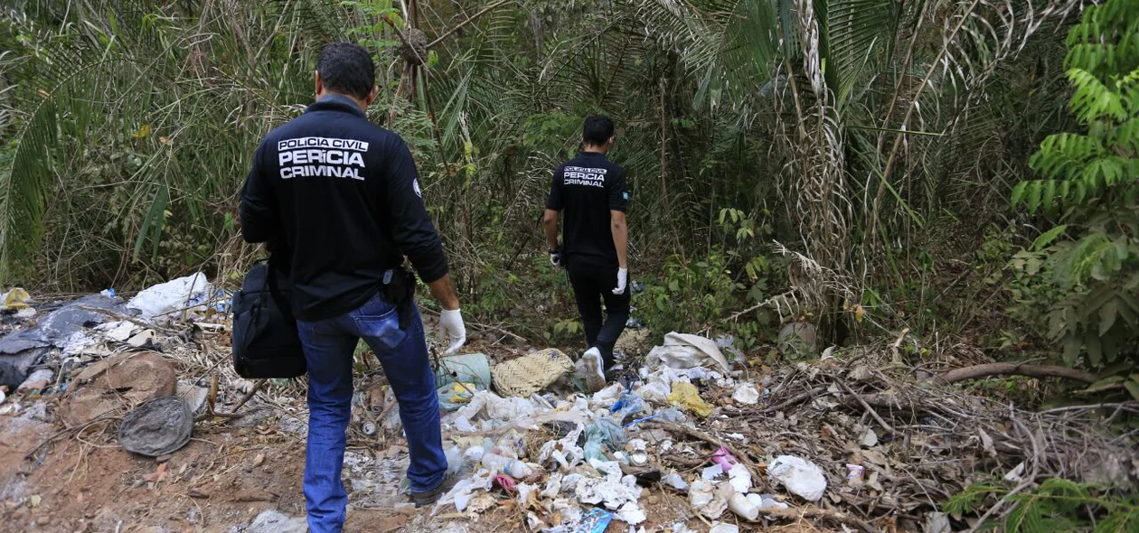 Equipe da perícia criminal