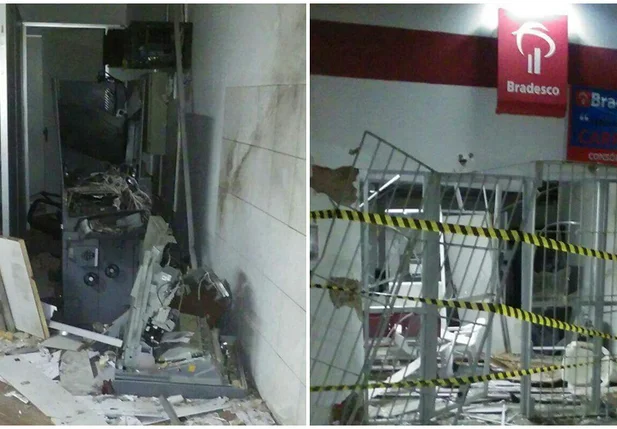 Posto do Bradesco alvo de assaltantes
