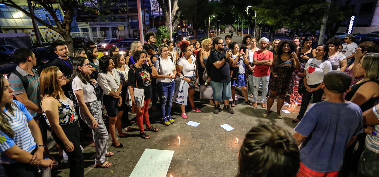 Manifestação na Frei Serafim em Teresina 