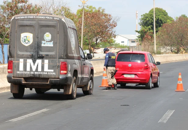 IML fez a retirada do corpo