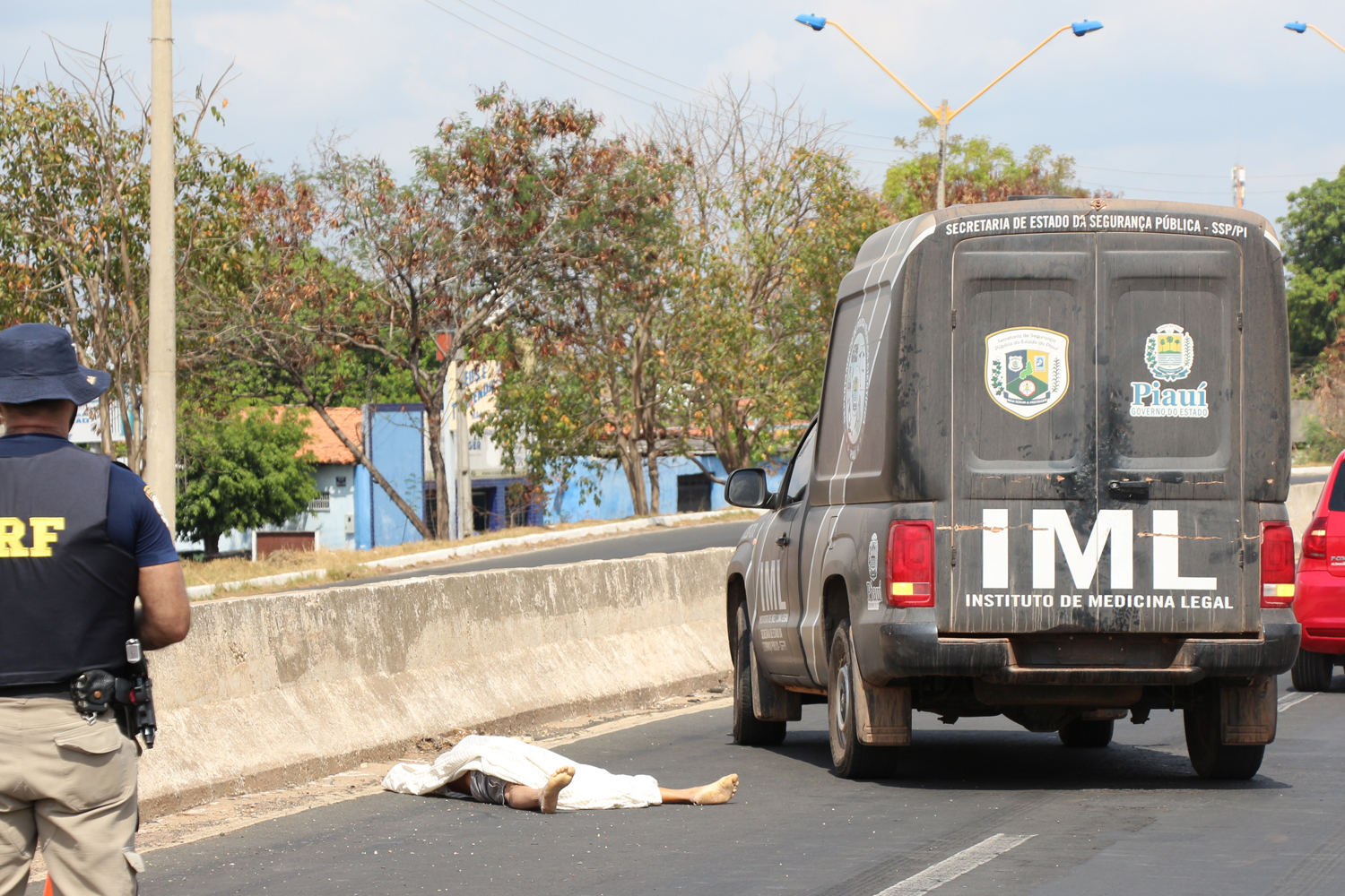 IML retirou o corpo do local