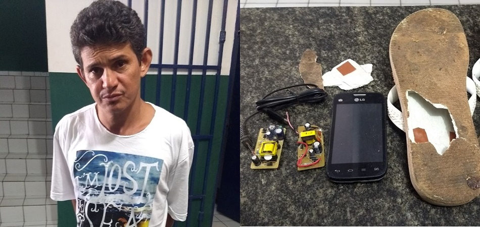 Homem foi preso ao tentar entrar com celular dentro da Casa de Custórda