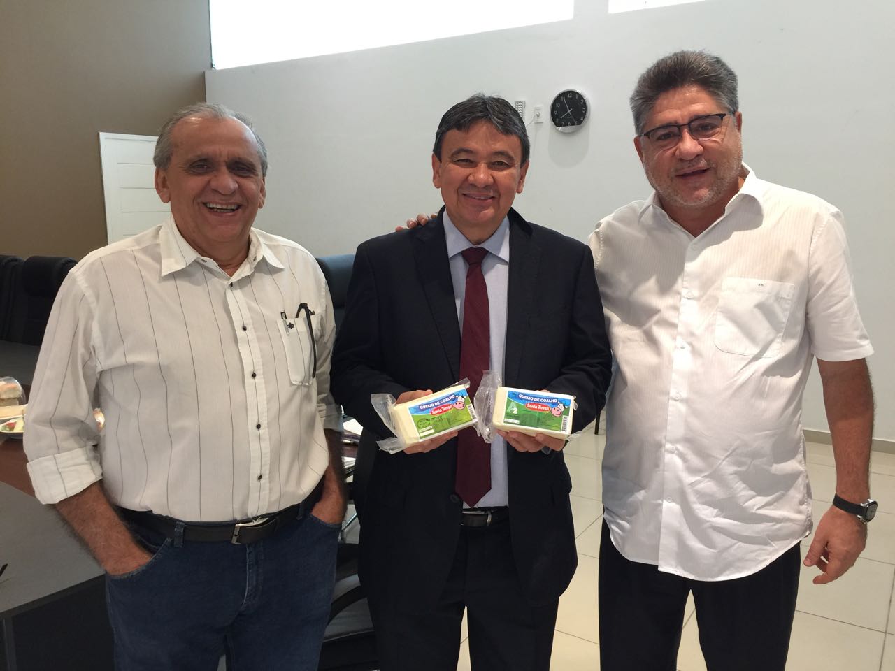 João Mádison e José Noronha se reúnem com Wellington Dias