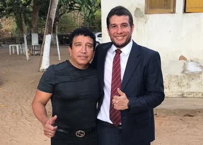 Magno Malta e delegado Jarbas Lima