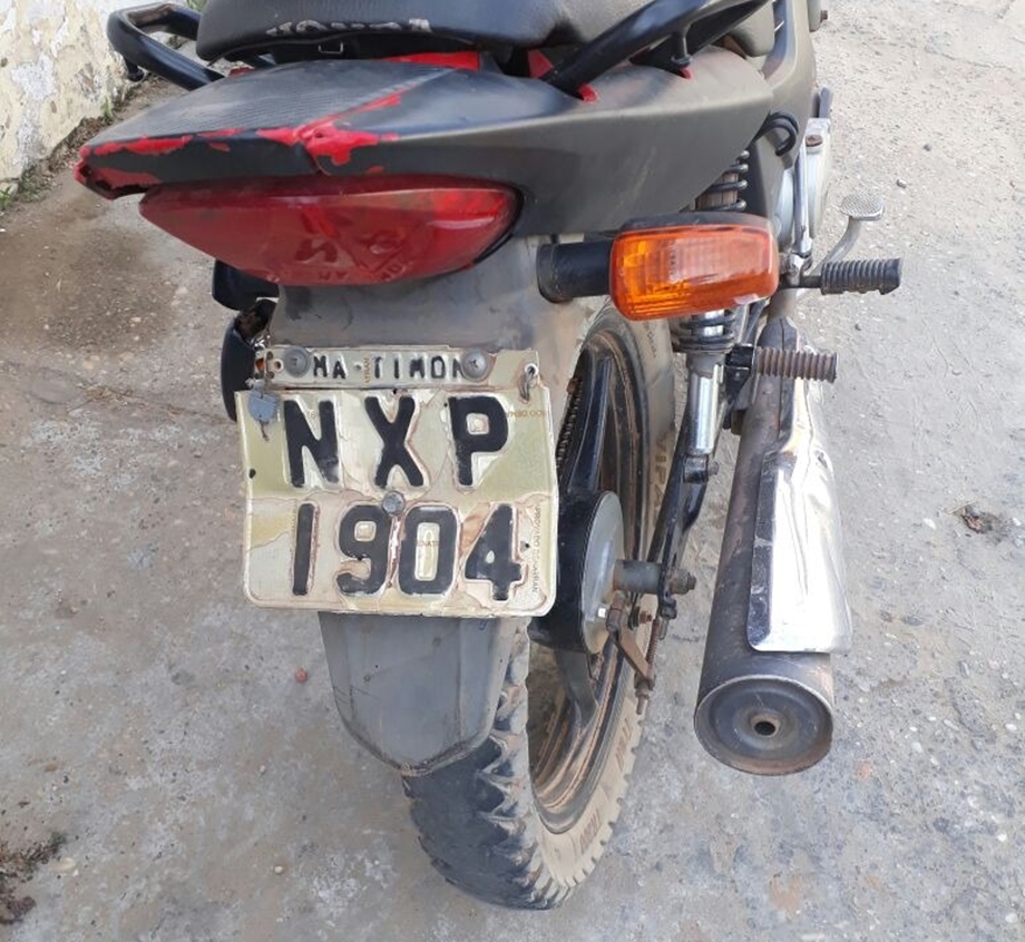 moto recuperada no bairro Parque Piauí I