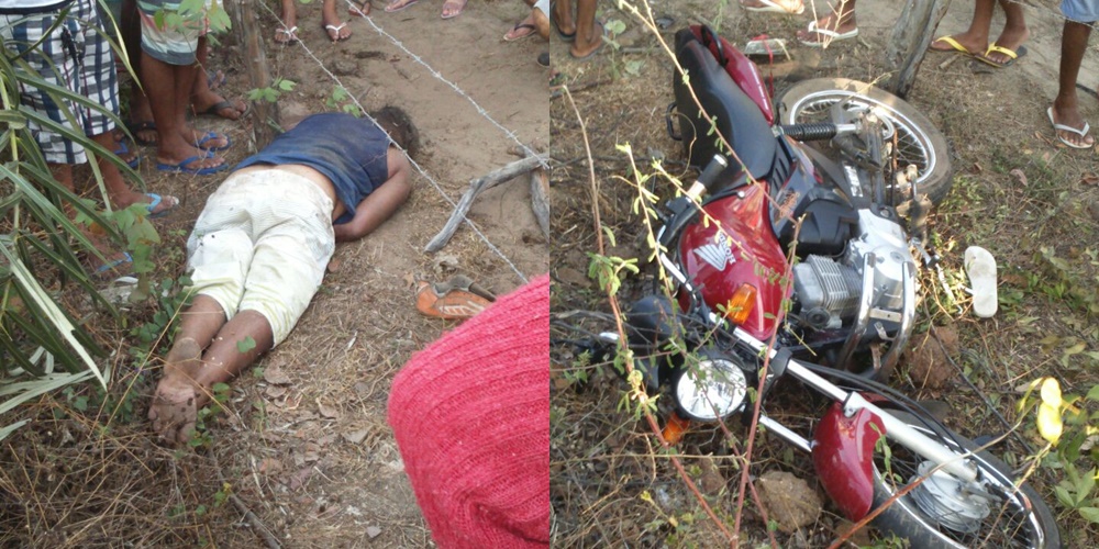 Homem morre ao perder o controle de moto em curva