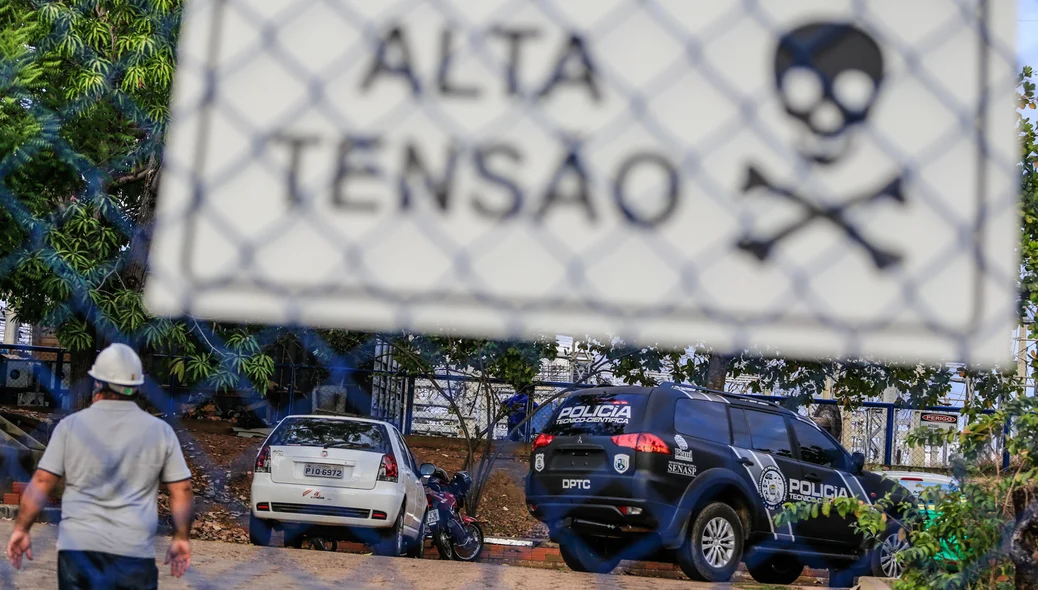 Pericia no local onde o funcionário veio a óbito