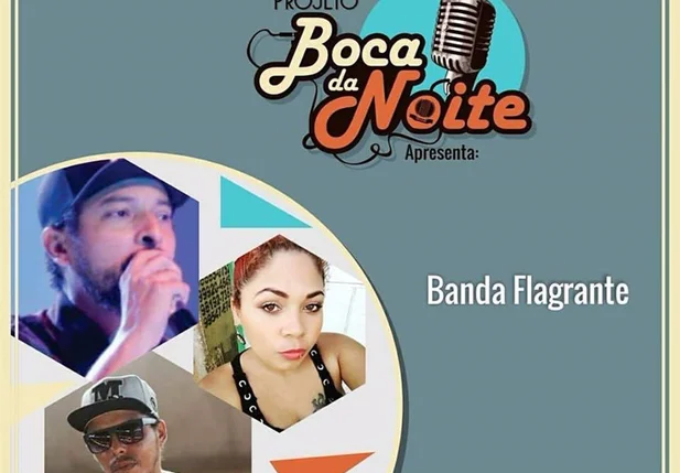 Grupo Flagrante se apresenta no Boca da Noite
