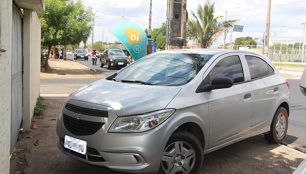 Carro que faria o transporte da droga para o Maranhão