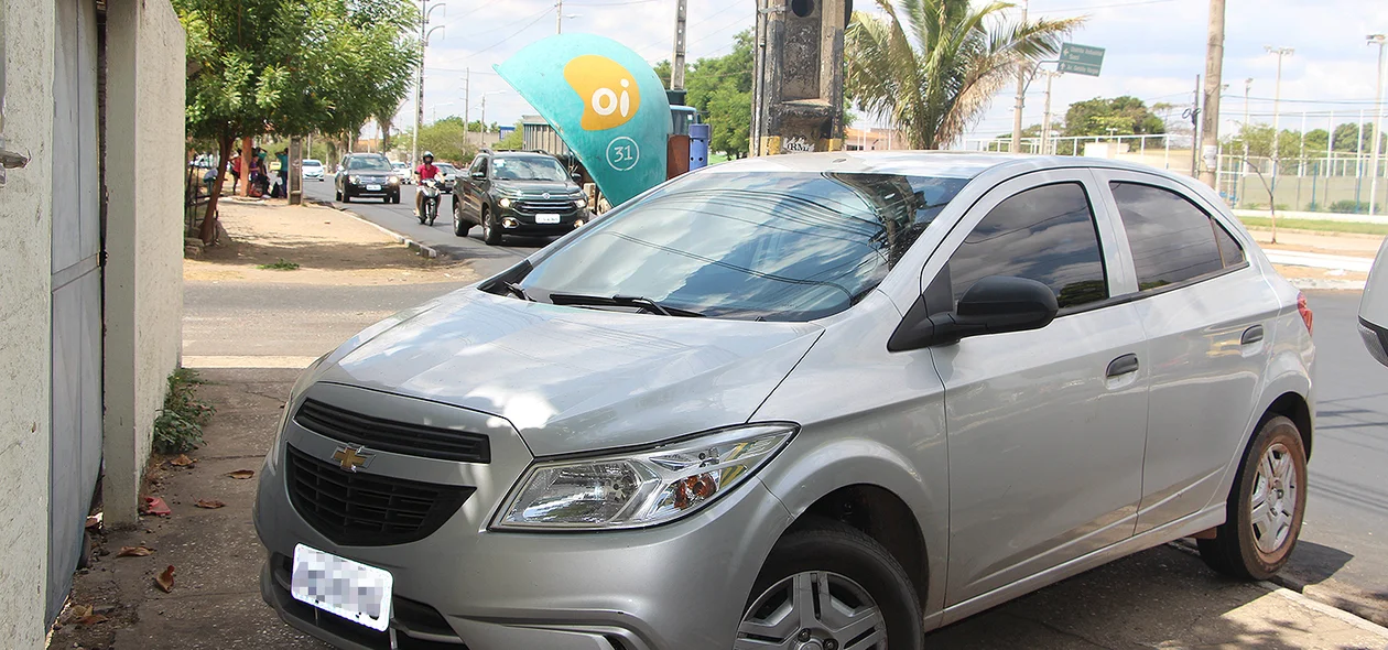 Carro que faria o transporte da droga para o Maranhão