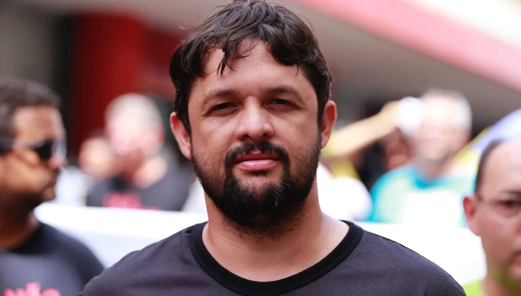 Diretor de mobilização do sindicato dos urbanitários, Hebert Marinho 