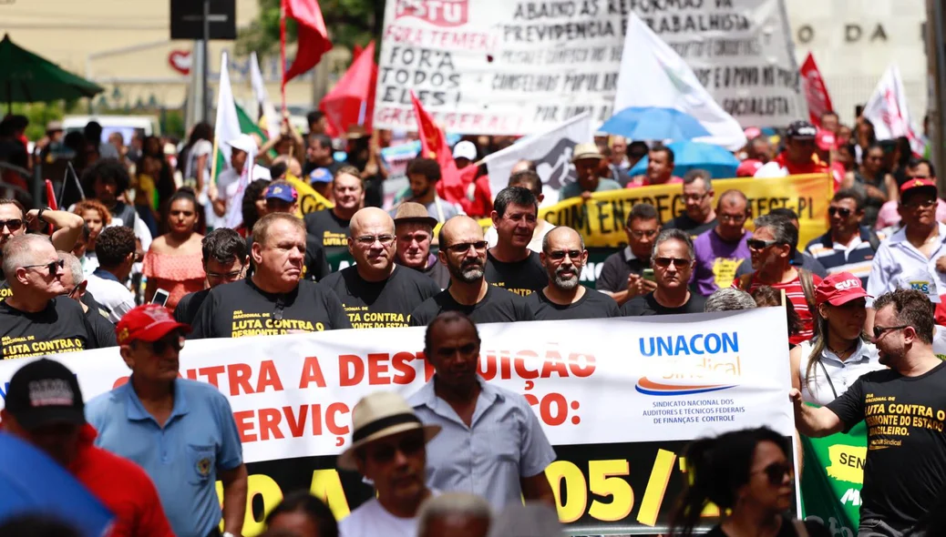 Manifestação acontece a nível nacional