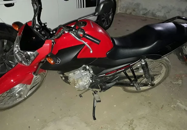 motocicleta recuperada
