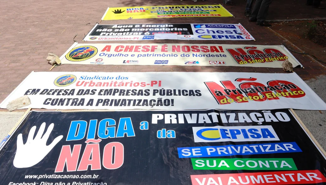 Protesto contra reformas do governo de Michel Temer