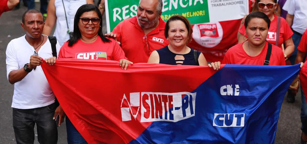 Sindicatos participam do movimento em Teresina