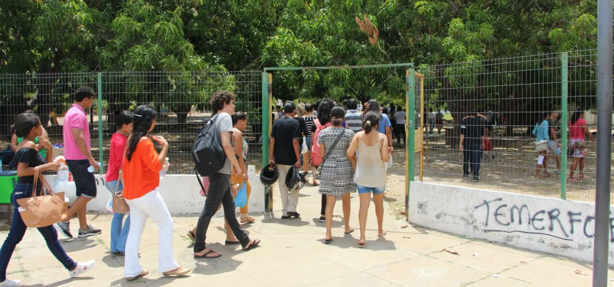 Local de aplicação de prova