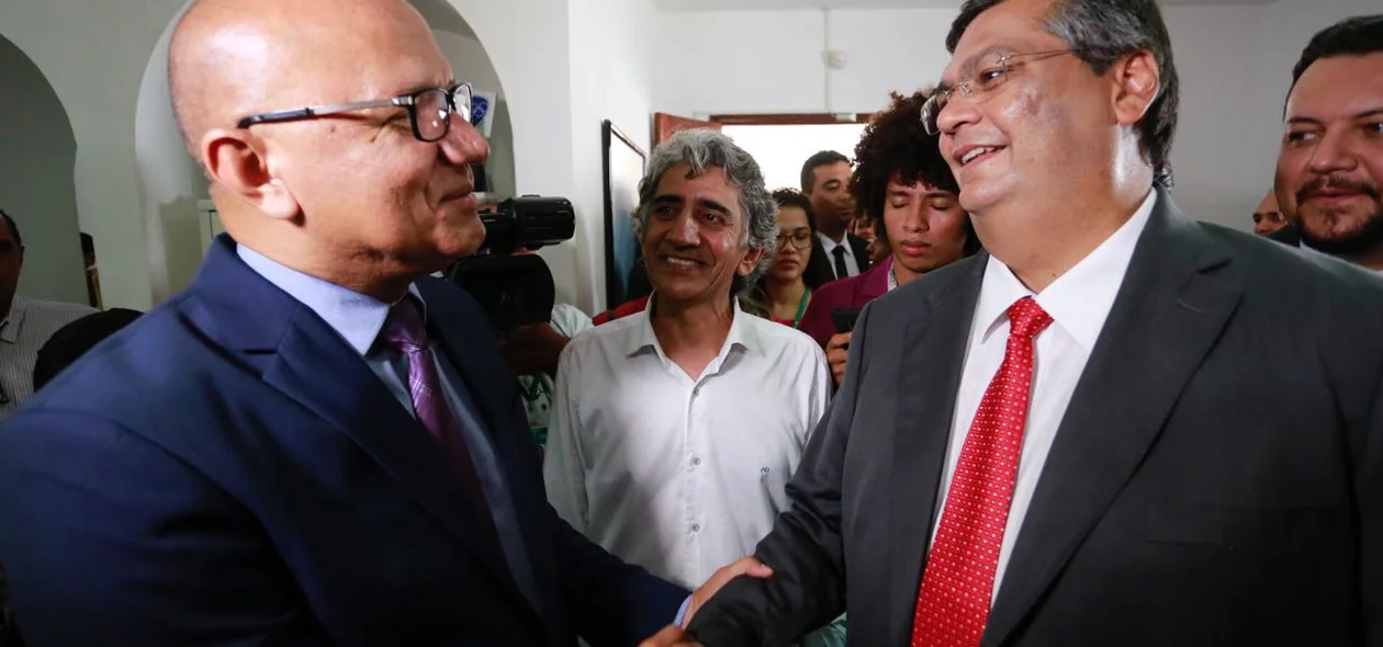 Franzé Silva e Flávio Dino