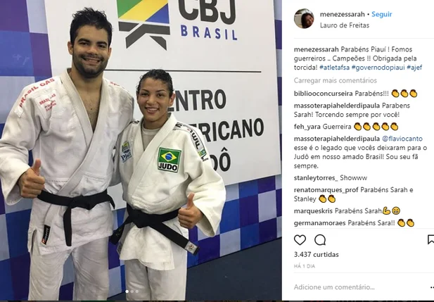 Piauienses vencedores no Campeonato Brasileiro Sênior de Judô 