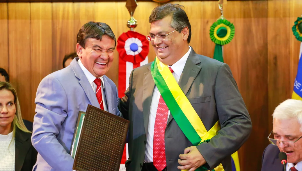 Wellington Dias e Flávio Dino