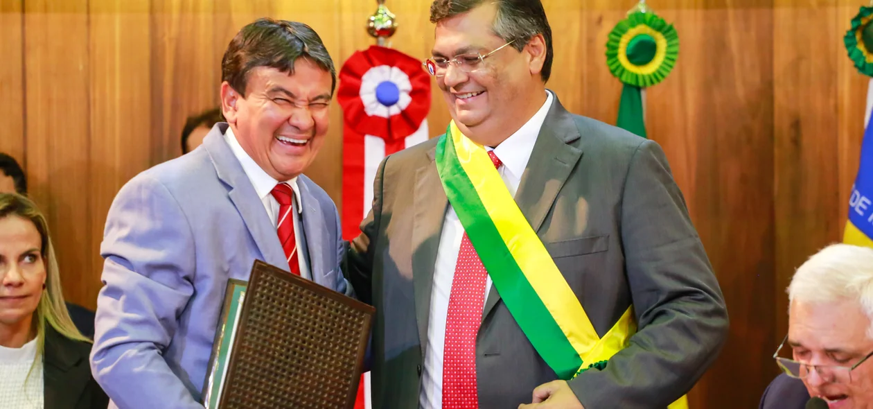 Wellington Dias e Flávio Dino
