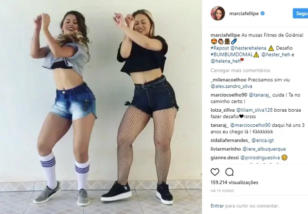 Musas Fitness dançam música de Márcia Felipe