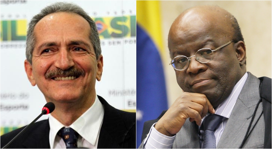 Aldo Rebelo e Joaquim Barbosa