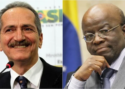 Aldo Rebelo e Joaquim Barbosa