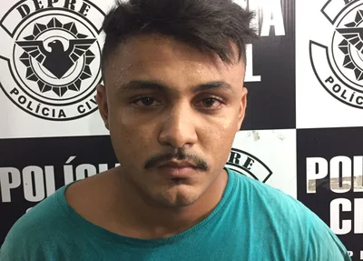 André Felipe preso por tráfico de drogas na vila irmã Dulce 