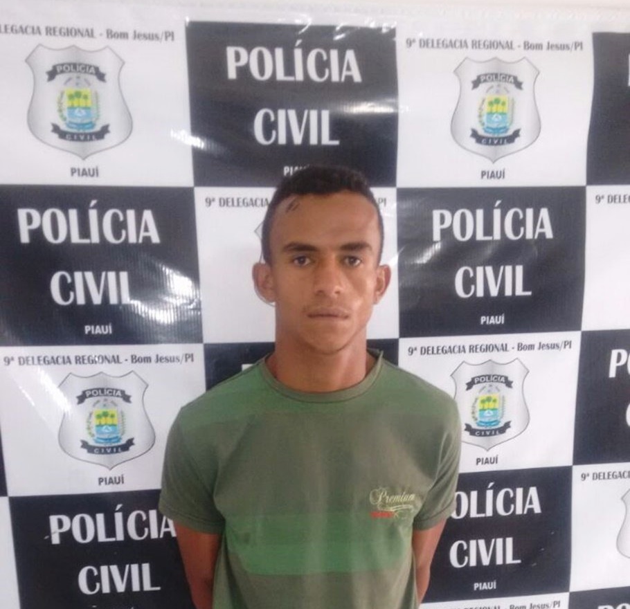 Gabriel dos Santos Muniz, preso suspeito de assassinar Kim em Bom Jesus
