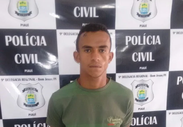 Gabriel dos Santos Muniz, preso suspeito de assassinar Kim em Bom Jesus
