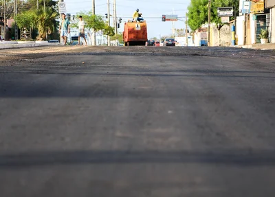 Recapeamento asfáltico da Avenida Duque de Caxias 