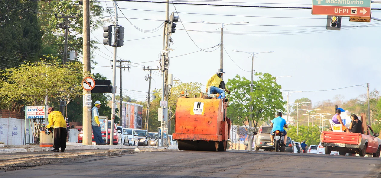 Recapeamento asfáltico em Teresina 
