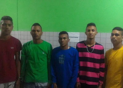 Conduzidos para a Central de Flagrantes