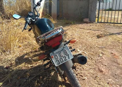 motocicleta recuperada no bairro São Francisco