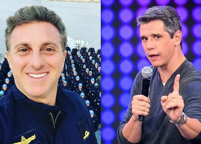 Luciano Huck e Márcio Garcia
