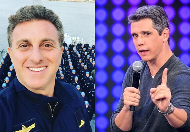 Luciano Huck e Márcio Garcia