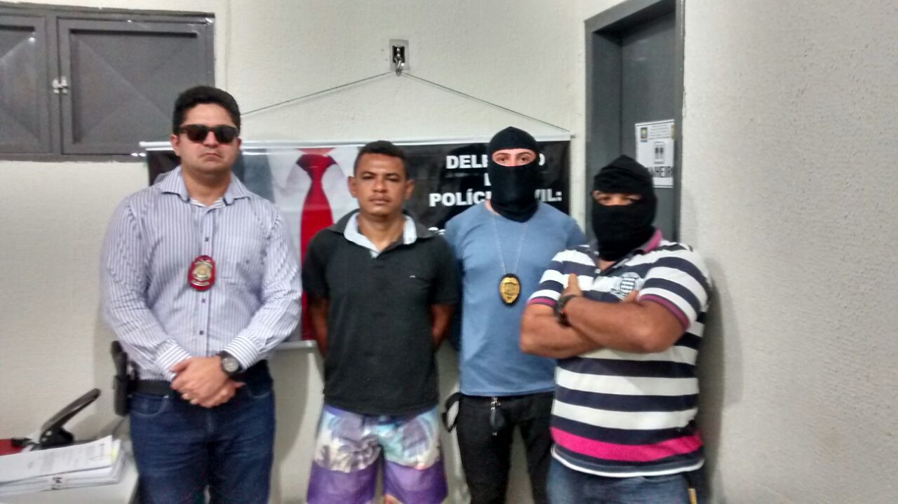 Prisão de Cleiton Jesus Veloso da Silva em Água Branca 