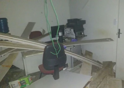 Explosão na agência bancária