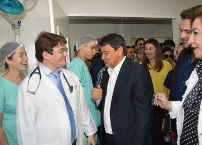 Governador visita instalações do hospital