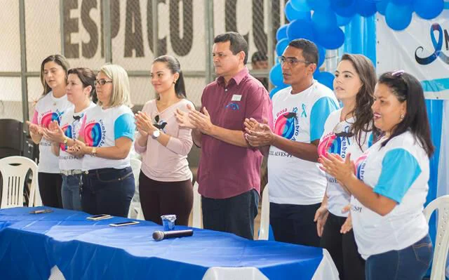 Autoridades presentes no evento