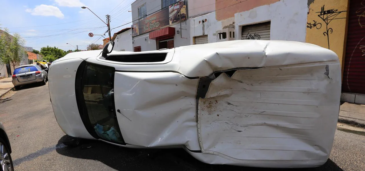 Carro envolvido no acidente