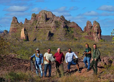 Equipe de gravação no Piauí