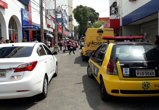 Strans no Centro de Teresina