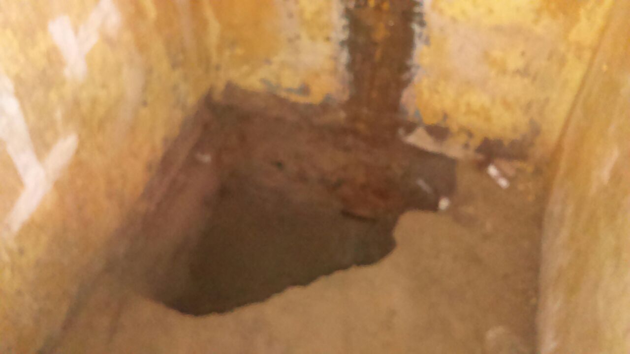 Túnel cavado pelos menores 