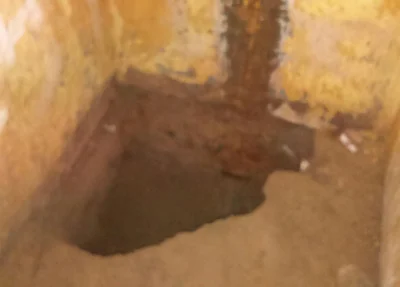 Túnel cavado pelos menores 
