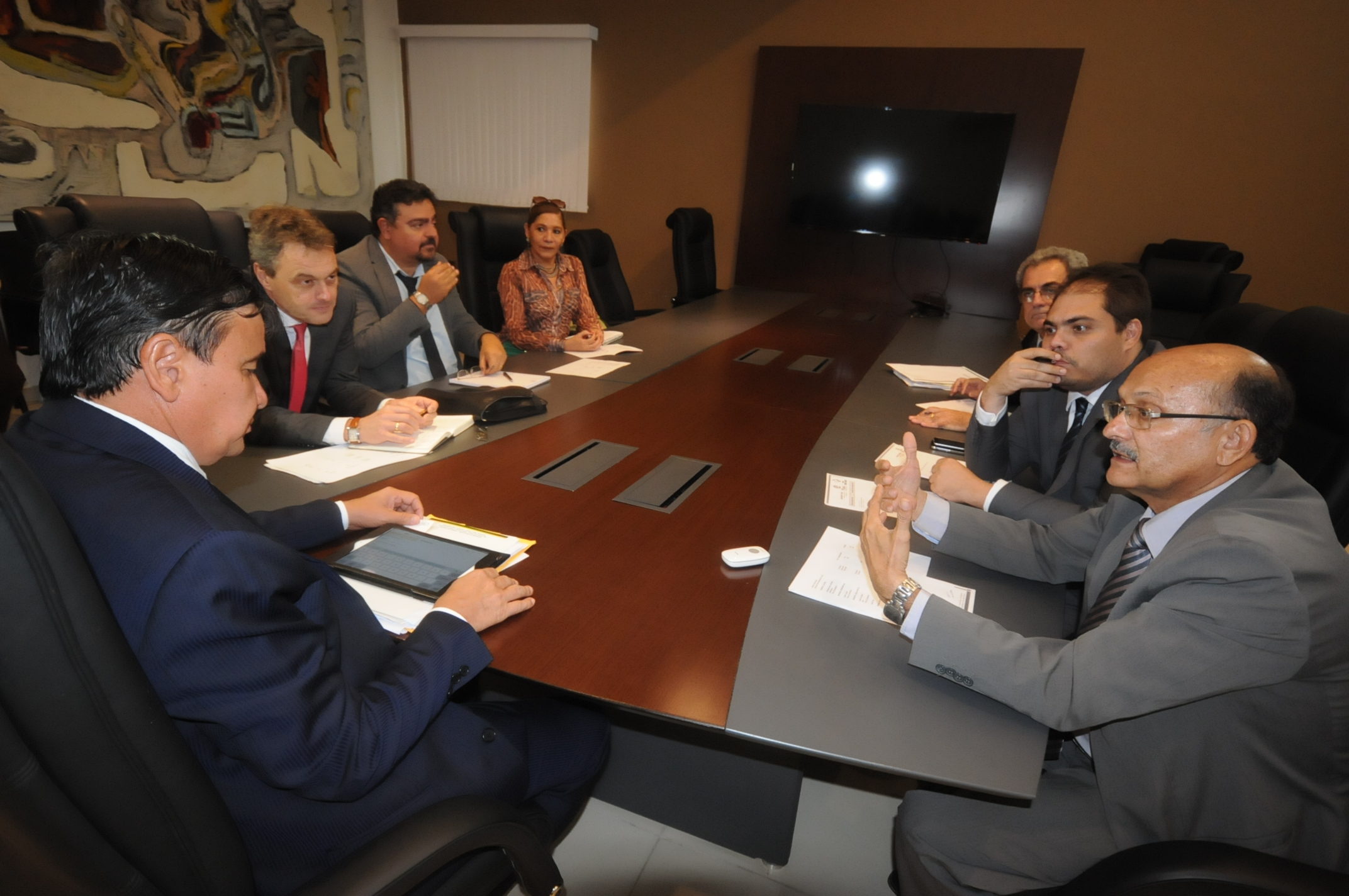 Governador Wellington Dias participou da reunião